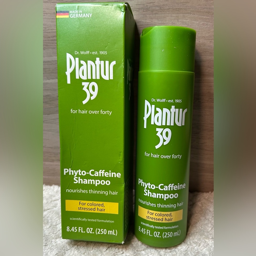 Plantur 39 Phyto-Caffeine Shampoo for Colored, Stressed Hair, 8.45 fl oz